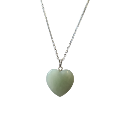 Pendentif coeur Jade