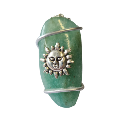 Pendentif artisanal Aventurine verte