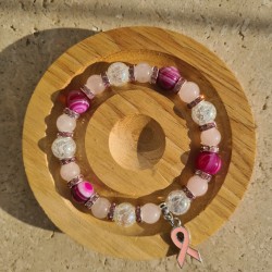 Bracelets Octobre Rose 2 € reversés à la ligue