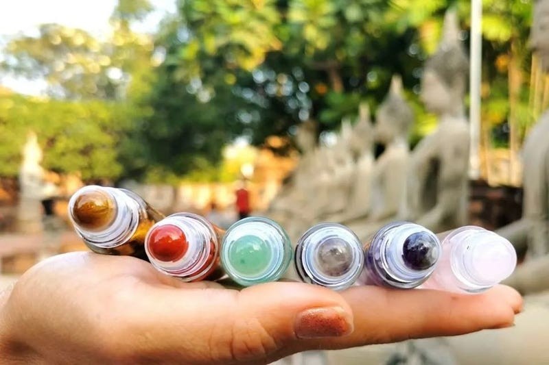 Obsidienne + Huiles essentielles